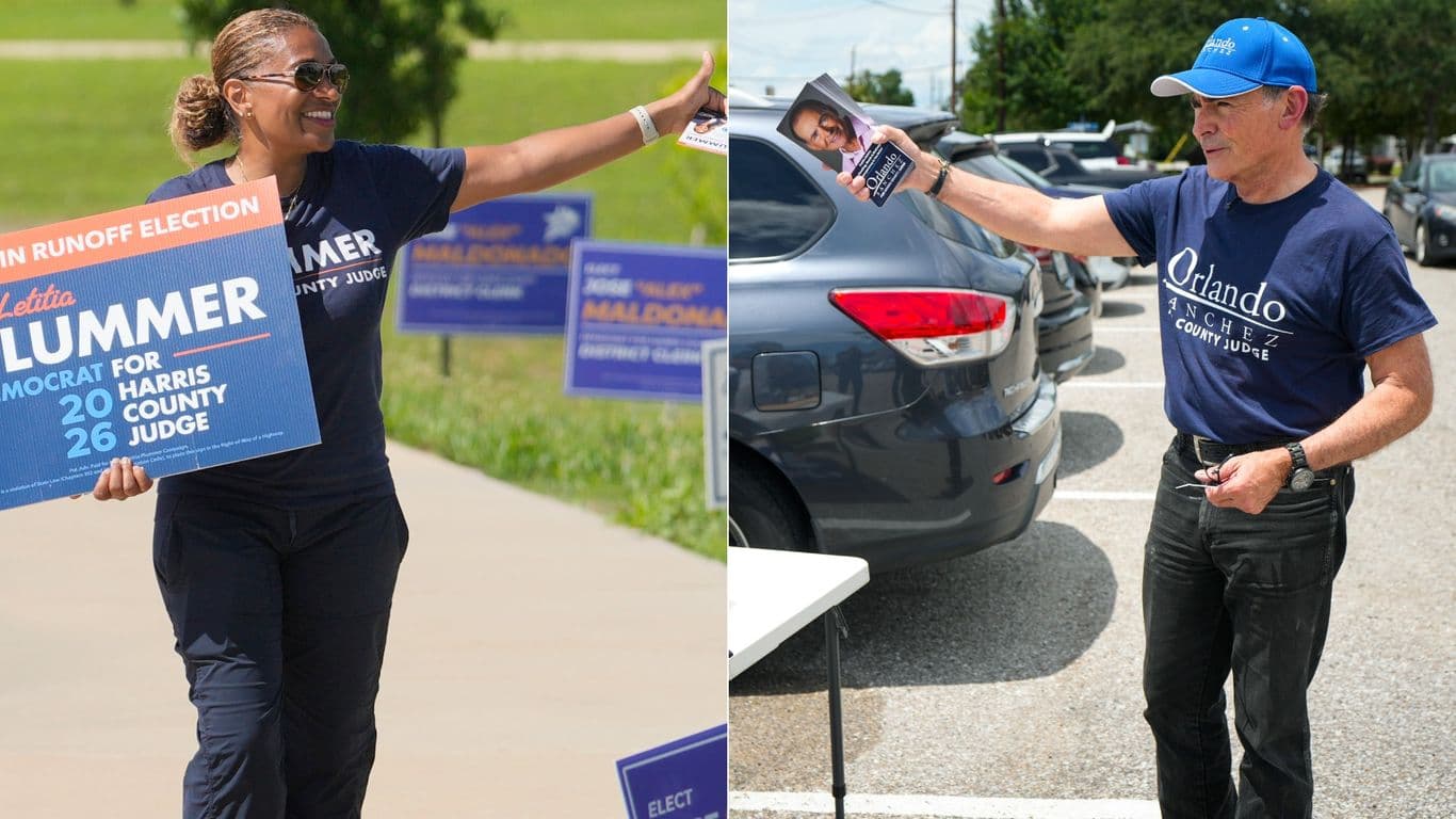 UH Hobby School poll: Letitia Plummer leads Orlando Sanchez 47% to 40% in Harris County judge race