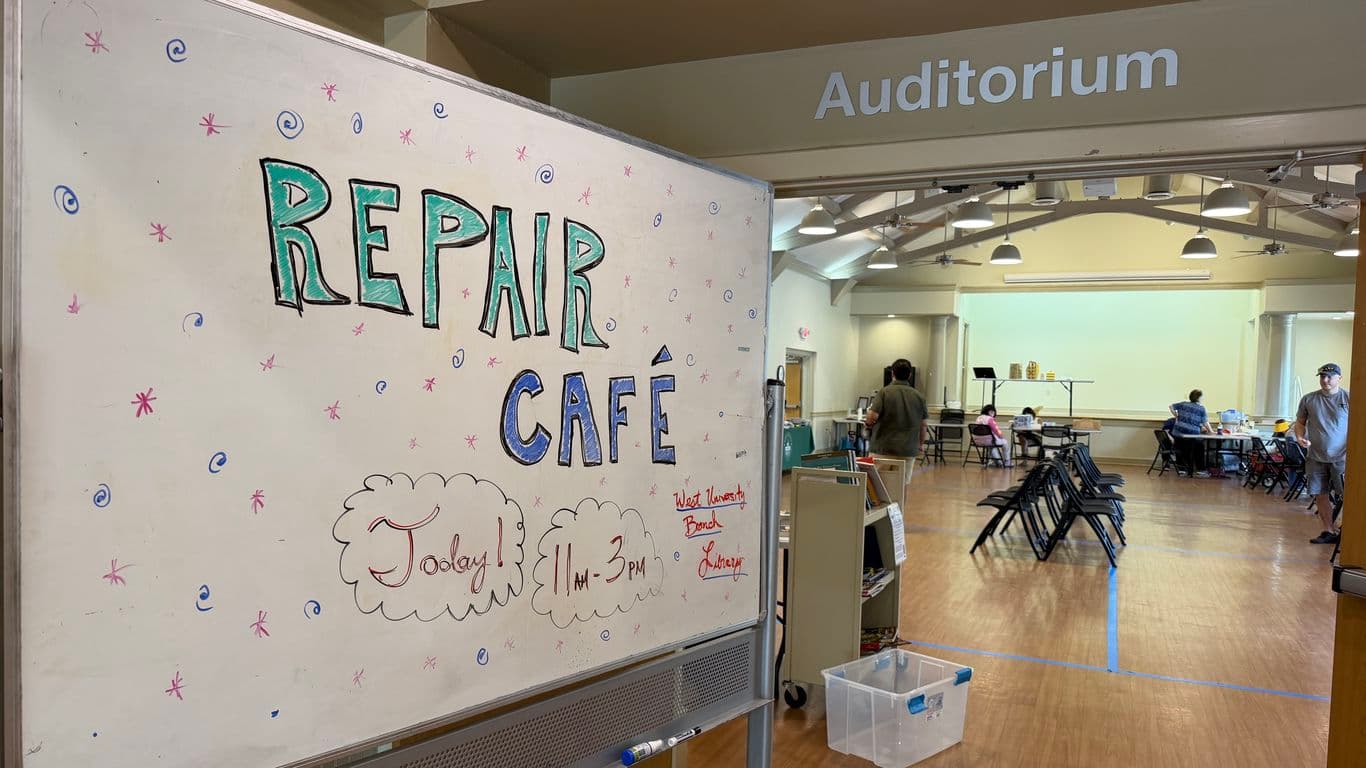 Harris County Public Library hosts free Repair Cafe Nov. 14 at Maud Marks Branch in Houston