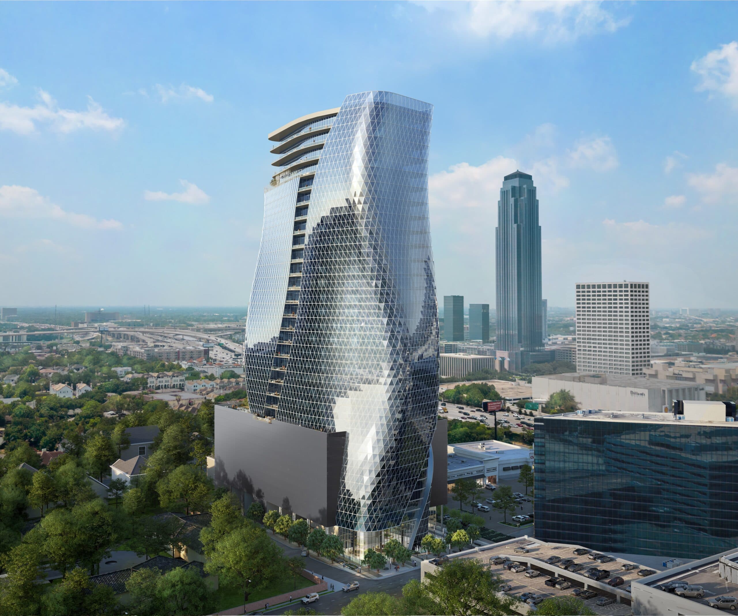 Broadview plans 32-story office tower at 4701 Westheimer near the Galleria