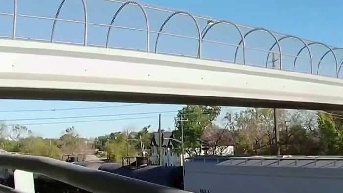 Milby High pedestrian bridge breaks ground, named for student killed by train